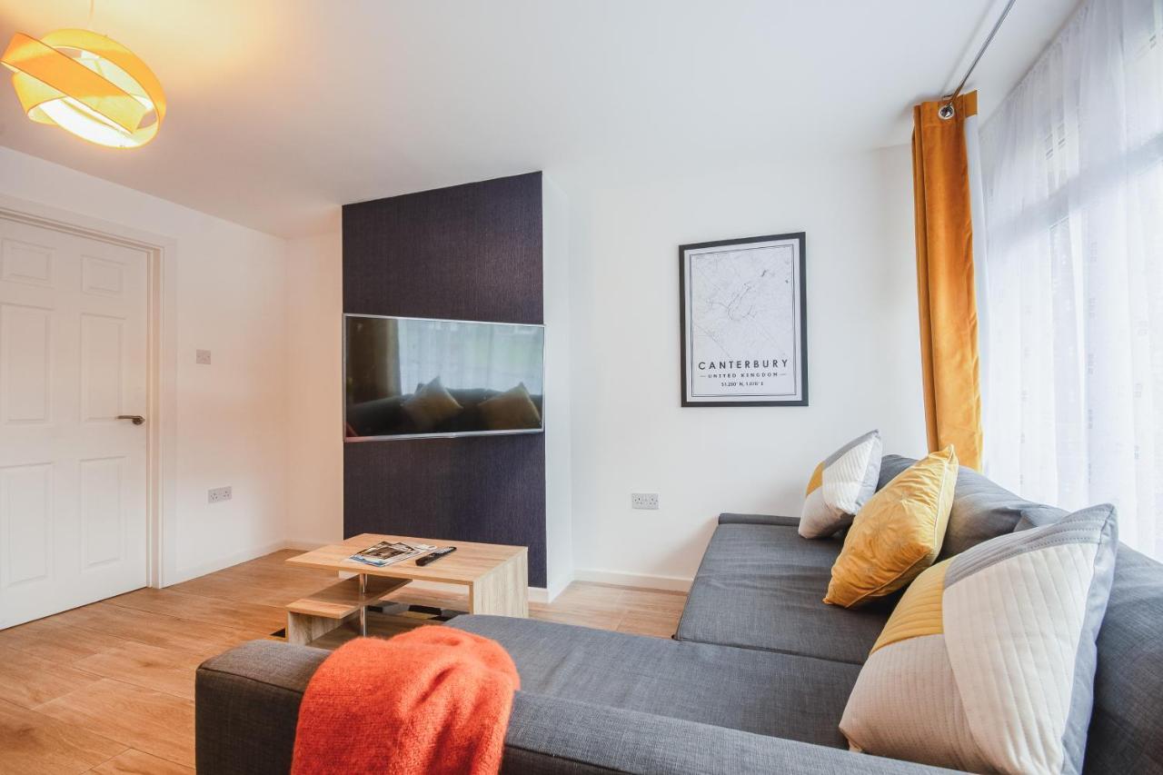 4 Bed House City Centre-Free Parking-2Mins From Station Canterbury Exterior foto