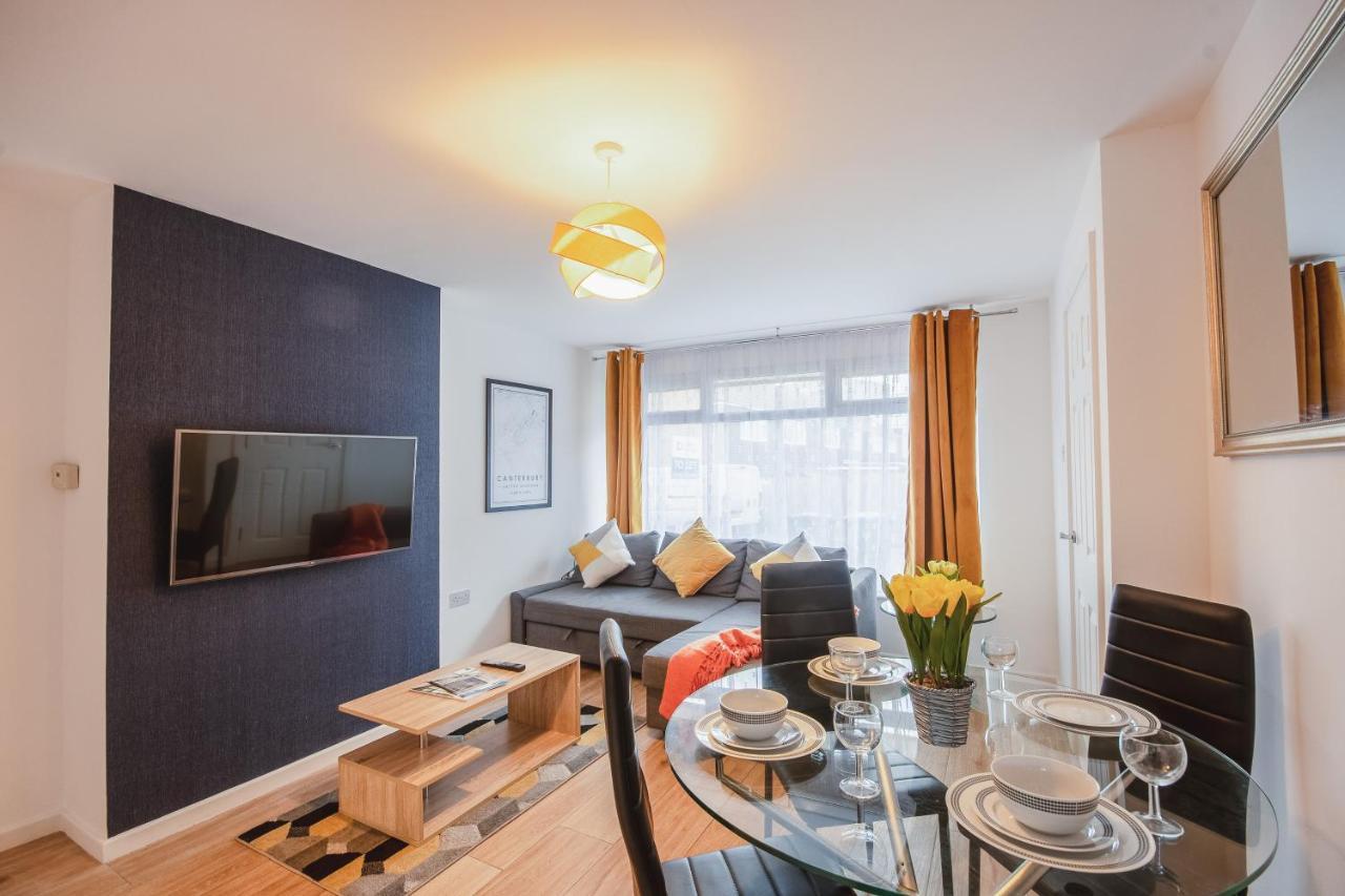 4 Bed House City Centre-Free Parking-2Mins From Station Canterbury Exterior foto